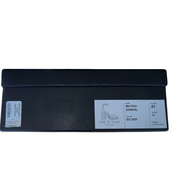 Rag & Bone Sandal Platform in Silver - Picture 3 of 15